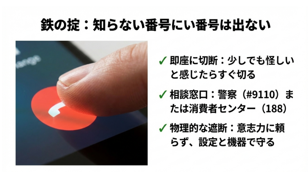 相談窓口の活用と被害防止の初期対応