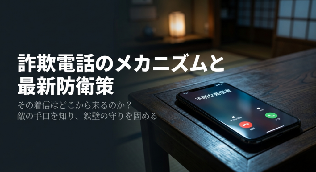 詐欺電話かかってくる理由