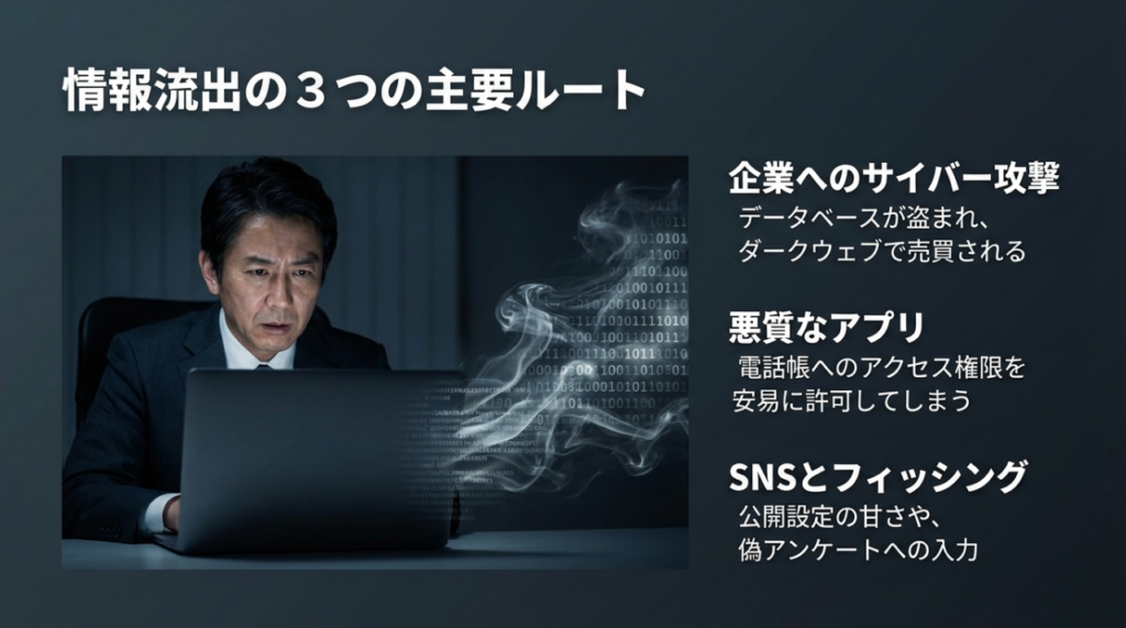 どこから?情報漏洩の経路と根本原因
